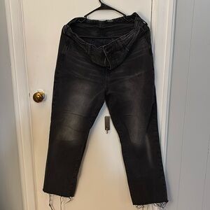 Old Navy faded black jeans